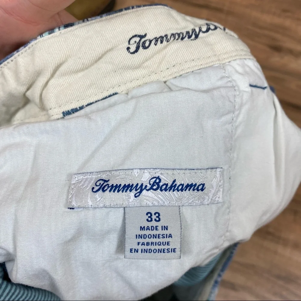 Tommy‎ Bahama Plaid Shorts (2 Pairs) Men's 33 Color Blue